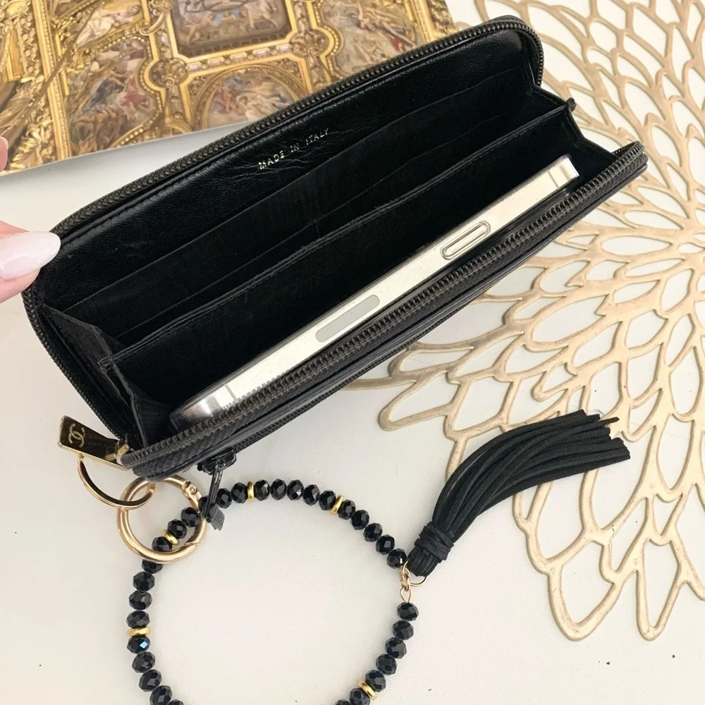 CHANEL Long Zip Wallet Caviar - Picture 6 of 10